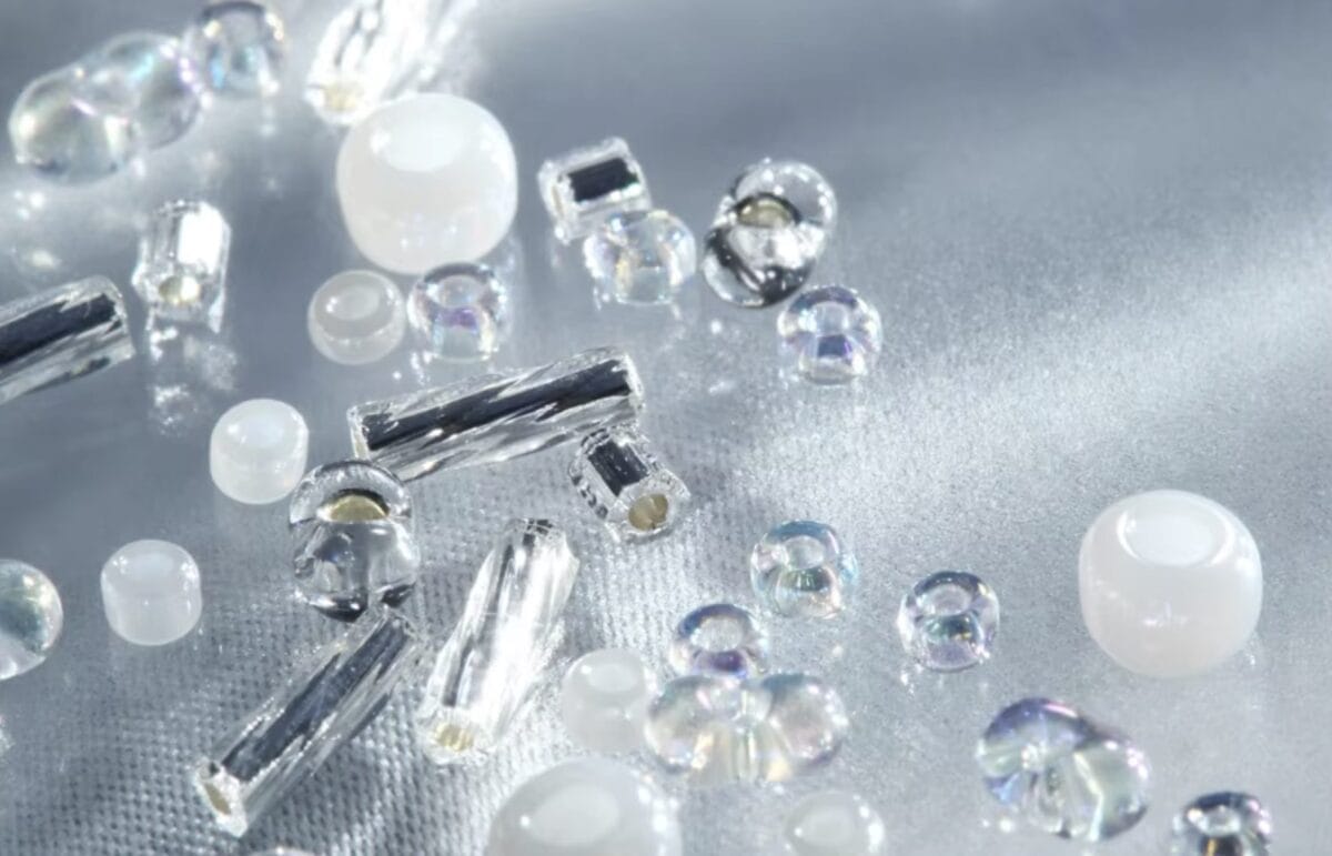 Close-up of Matsuno beads showcasing precision craftsmanship and vibrant colors.